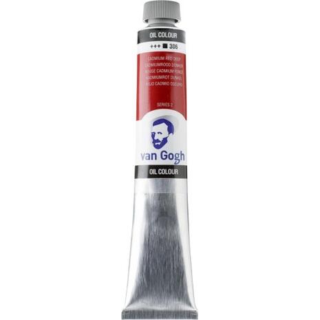 Χρώμα λαδιού Talens Van Gogh 60ml No306 Cadmium Red Deep (series 2)